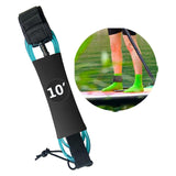 Maxbell Surfboard Leash Paddle Board Leash Surfing Accessories TPU Outdoor SUP Strap 10ft Blue