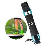 Maxbell Surfboard Leash Paddle Board Leash Surfing Accessories TPU Outdoor SUP Strap 10ft Blue