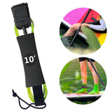 Maxbell Surfboard Leash Paddle Board Leash Surfing Accessories TPU Outdoor SUP Strap 10ft Green