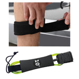 Maxbell Surfboard Leash Paddle Board Leash Surfing Accessories TPU Outdoor SUP Strap 10ft Green