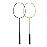 Maxbell Badminton Rackets 2Pcs Badminton Equipment for Beach Indoor Outdoor Backyard Black