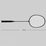 Maxbell Badminton Rackets 2Pcs Badminton Equipment for Beach Indoor Outdoor Backyard Black