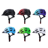 Maxbell Bicycle Helmet Head Protective Lightweight with LED Safety Light Bike Helmet Blue