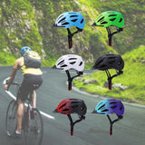 Maxbell Bicycle Helmet Head Protective Lightweight with LED Safety Light Bike Helmet Blue