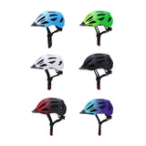Maxbell Bicycle Helmet Head Protective Lightweight with LED Safety Light Bike Helmet Blue
