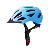 Maxbell Bicycle Helmet Head Protective Lightweight with LED Safety Light Bike Helmet Blue