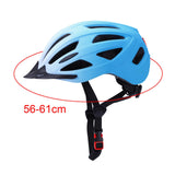Maxbell Bicycle Helmet Head Protective Lightweight with LED Safety Light Bike Helmet Blue