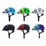 Maxbell Bicycle Helmet Head Protective Lightweight with LED Safety Light Bike Helmet Blue