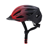 Maxbell Bicycle Helmet Head Protective Lightweight with LED Safety Light Bike Helmet Black Red