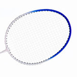 Maxbell 2Pcs Badminton Racket Lightweight 2 Player Badminton Racquet for Adults Kids  3xShuttlecock 1xBag Red and Blue