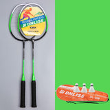 Maxbell 2x Badminton Racquets Playing Badminton Racket Sets for Lawn Green