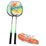 Maxbell 2x Badminton Racquets Playing Badminton Racket Sets for Lawn Green