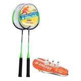 Maxbell 2x Badminton Racquets Playing Badminton Racket Sets for Lawn Green