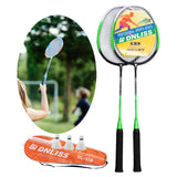 Maxbell 2x Badminton Racquets Playing Badminton Racket Sets for Lawn Green
