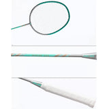 Maxbell Badminton Rackets Set of 2 Sturdy for Indoor Outdoor Outdoor Backyard Green
