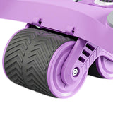 Maxbell Double Wheel Abdominal Roller for Women Body Building Home Gym Use Violet
