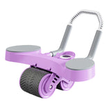Maxbell Double Wheel Abdominal Roller for Women Body Building Home Gym Use Violet