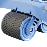 Maxbell Double Wheel Abdominal Roller for Women Body Building Home Gym Use Blue