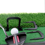 Maxbell 3x Golf Putting Gates Portable Metal Putter Goal Precision Practice Supplies