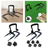 Maxbell 3Pcs Golf Putting Gates Metal Golf Training Aid Goal Gate for Indoor Outdoor 2 Bases