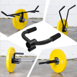 Maxbell T Bar Row Landmine Attachment for Triceps Lats Core Muscles Strengthens Back double handle