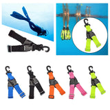 Maxbell Diving Fins Strap Gear Swim Flippers Buckles for Adult Scuba Diving Swimming Blue