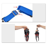 Maxbell Diving Fins Strap Gear Swim Flippers Buckles for Adult Scuba Diving Swimming Blue