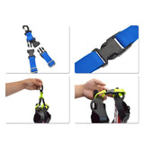 Maxbell Diving Fins Strap Gear Swim Flippers Buckles for Adult Scuba Diving Swimming Blue