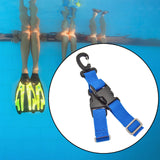 Maxbell Diving Fins Strap Gear Swim Flippers Buckles for Adult Scuba Diving Swimming Blue