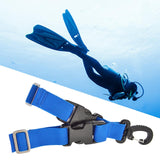 Maxbell Diving Fins Strap Gear Swim Flippers Buckles for Adult Scuba Diving Swimming Blue