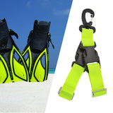 Maxbell Diving Fins Strap Gear Swim Flippers Buckles for Adult Scuba Diving Swimming Green