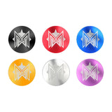 Maxbell Bike Crank Dust Cover Crankarm Dust Cover Cap for Road Bicycle Mountain Bike Black