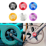 Maxbell Bike Crank Dust Cover Crankarm Dust Cover Cap for Road Bicycle Mountain Bike Black