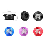 Maxbell Bike Crank Dust Cover Crankarm Dust Cover Cap for Road Bicycle Mountain Bike Black