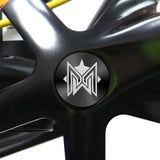 Maxbell Bike Crank Dust Cover Crankarm Dust Cover Cap for Road Bicycle Mountain Bike Black