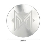 Maxbell Bike Crank Dust Cover Crankarm Dust Cover Cap for Road Bicycle Mountain Bike Argent