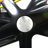 Maxbell Bike Crank Dust Cover Crankarm Dust Cover Cap for Road Bicycle Mountain Bike Argent