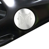 Maxbell Bike Crank Dust Cover Crankarm Dust Cover Cap for Road Bicycle Mountain Bike Argent