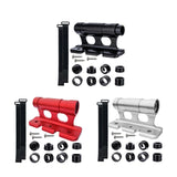 Maxbell Bike Fork Mount Front Fork Block Mount Rack Bike Holder Bike Bicycle Carrier Black