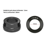 Maxbell Bike Fork Mount Front Fork Block Mount Rack Bike Holder Bike Bicycle Carrier Black