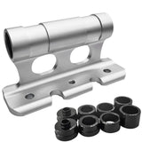 Maxbell Bike Fork Mount Front Fork Block Mount Rack Bike Holder Bike Bicycle Carrier Argent