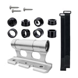 Maxbell Bike Fork Mount Front Fork Block Mount Rack Bike Holder Bike Bicycle Carrier Argent