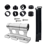 Maxbell Bike Fork Mount Front Fork Block Mount Rack Bike Holder Bike Bicycle Carrier Argent