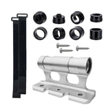 Maxbell Bike Fork Mount Front Fork Block Mount Rack Bike Holder Bike Bicycle Carrier Argent