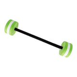Maxbell Water Dumbbells Pool Exercise EVA Aquatic Barbell for Men Women Water Sports Green Standard