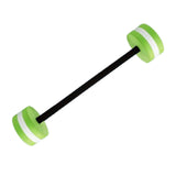 Maxbell Water Dumbbells Pool Exercise EVA Aquatic Barbell for Men Women Water Sports Green Standard