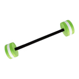 Maxbell Water Dumbbells Pool Exercise EVA Aquatic Barbell for Men Women Water Sports Green Standard