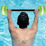 Maxbell Water Dumbbells Pool Exercise EVA Aquatic Barbell for Men Women Water Sports Green Standard