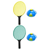 Maxbell Kids Tennis Rackets Single Tennis Trainer for Garden Backyard Outdoor Indoor yellow