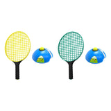 Maxbell Kids Tennis Rackets Single Tennis Trainer for Garden Backyard Outdoor Indoor yellow